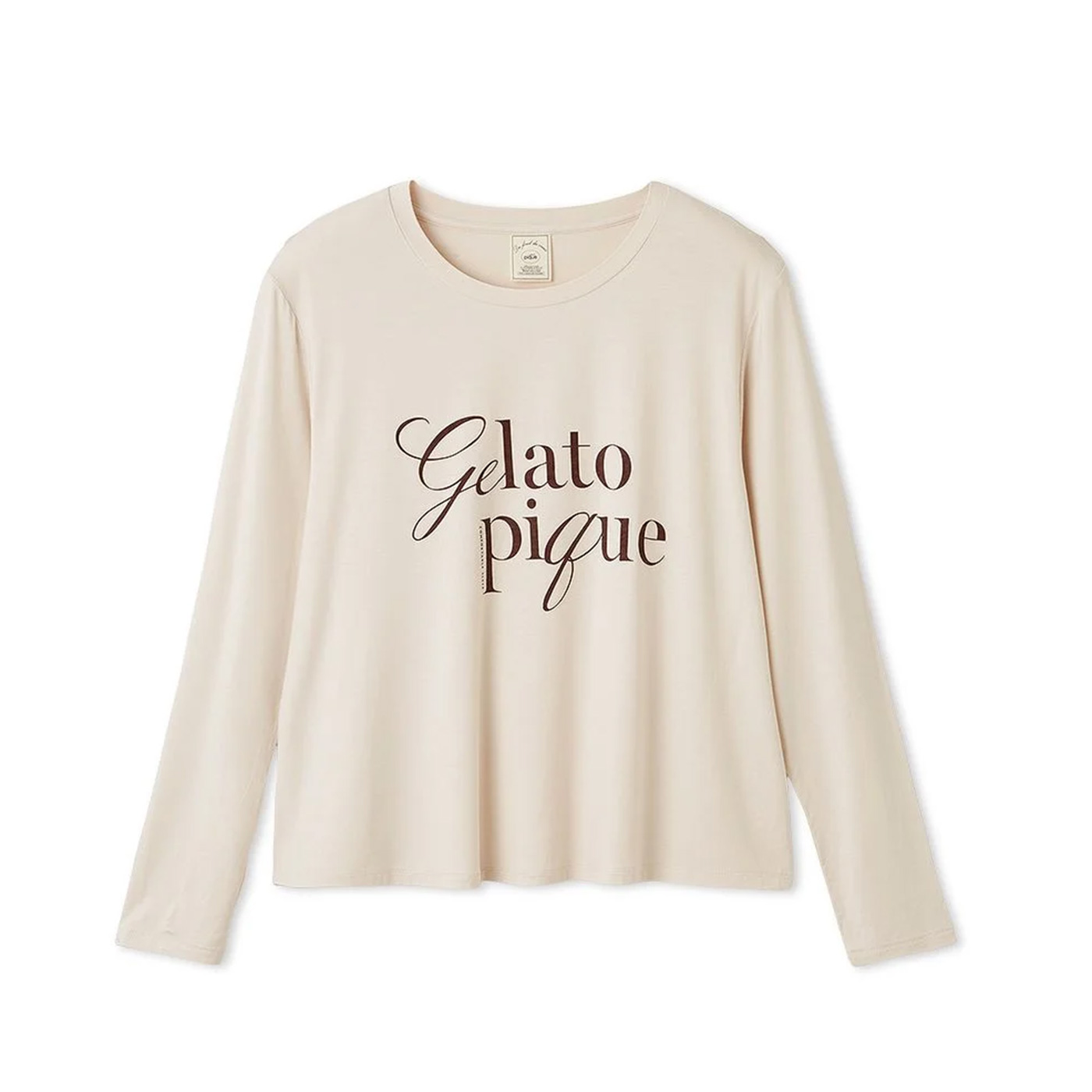 ジェラートピケ 接触冷感 レーヨンロゴロンT pwct252244 ルームウェア パジャマ 部屋着 レディース gelato pique | gelato pique | 01