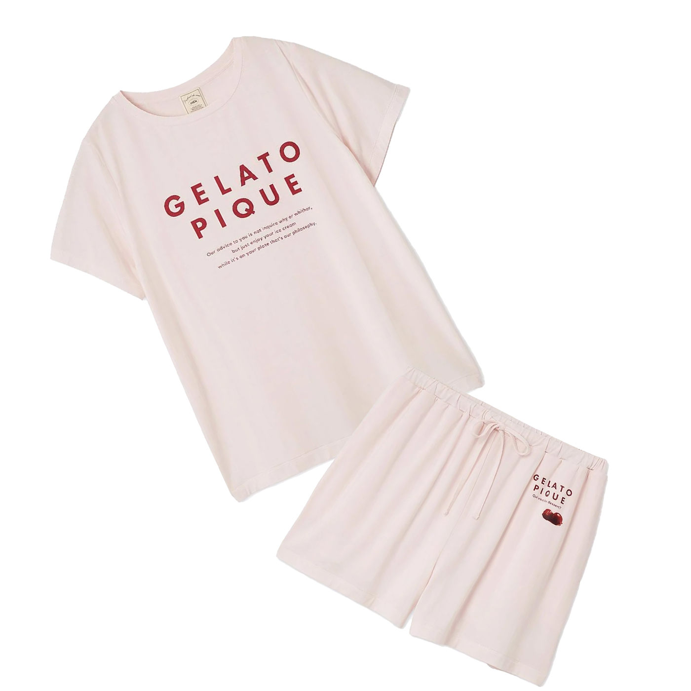 gelato pique ジェラートピケ 接触冷感 COOLレーヨンロゴTシャツ