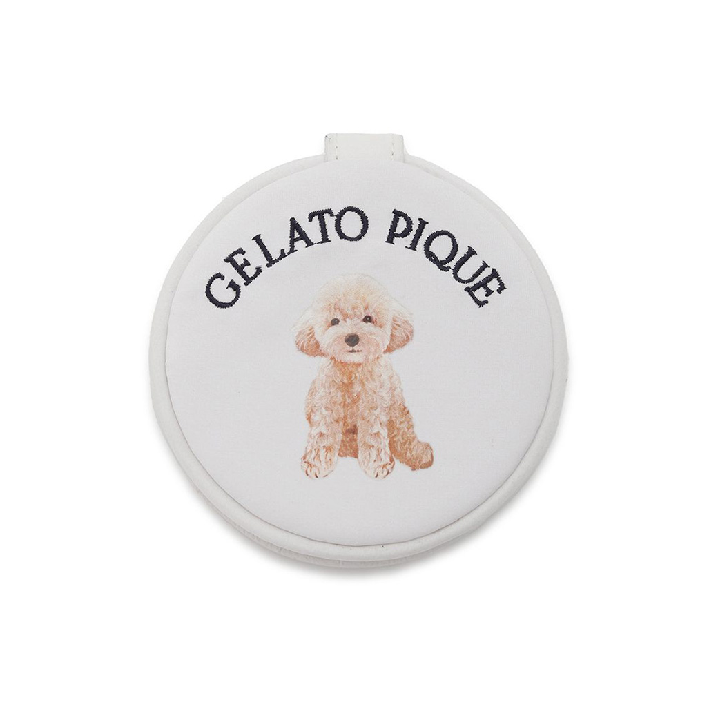 gelato pique DOG柄丸形ミラー pwgg241667 ジェラピケ レディース コンパクトミラー 手鏡 ハンドミラー メイク｜selectzakkamu｜04