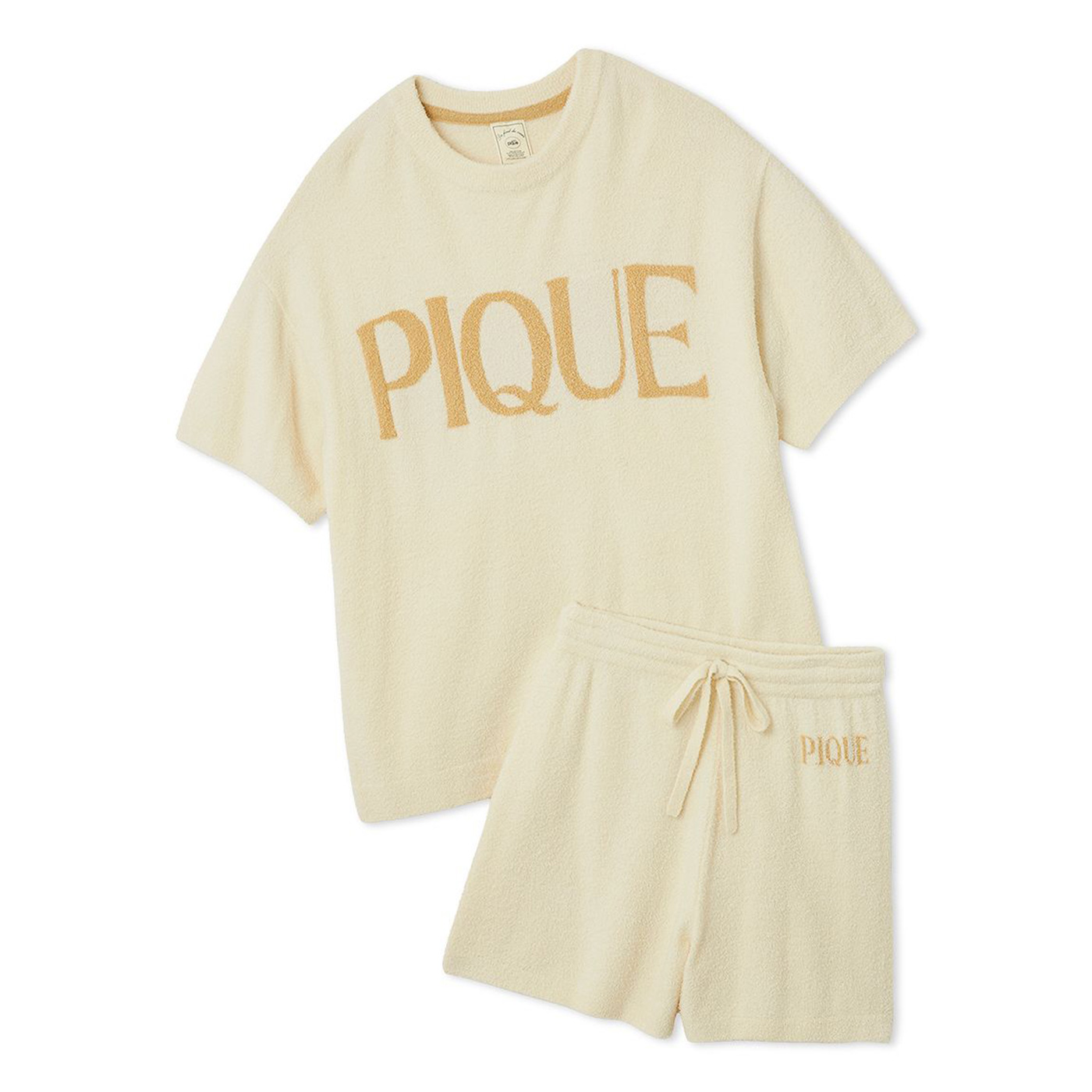 ジェラートピケ スムーズィーロゴジャガードプルオーバー&ショートパンツセット pwnt252023 ルームウェア gelato pique | gelato pique | 02