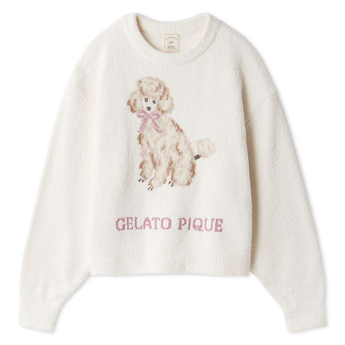 新品未使用　ジェラートピケ　プードルジャガードプルオーバー gelato pique（ジェラートピケ） プードルジャガードプルオーバー