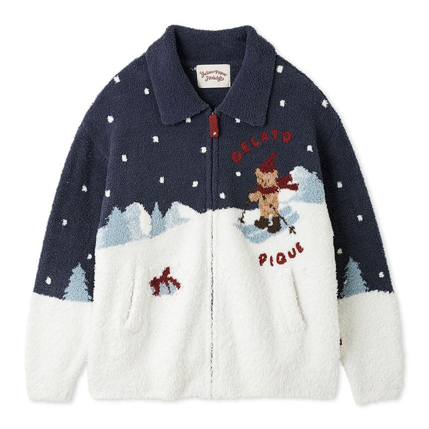 gelato pique（ジェラートピケ） HOLIDAY スキーベアジャガード