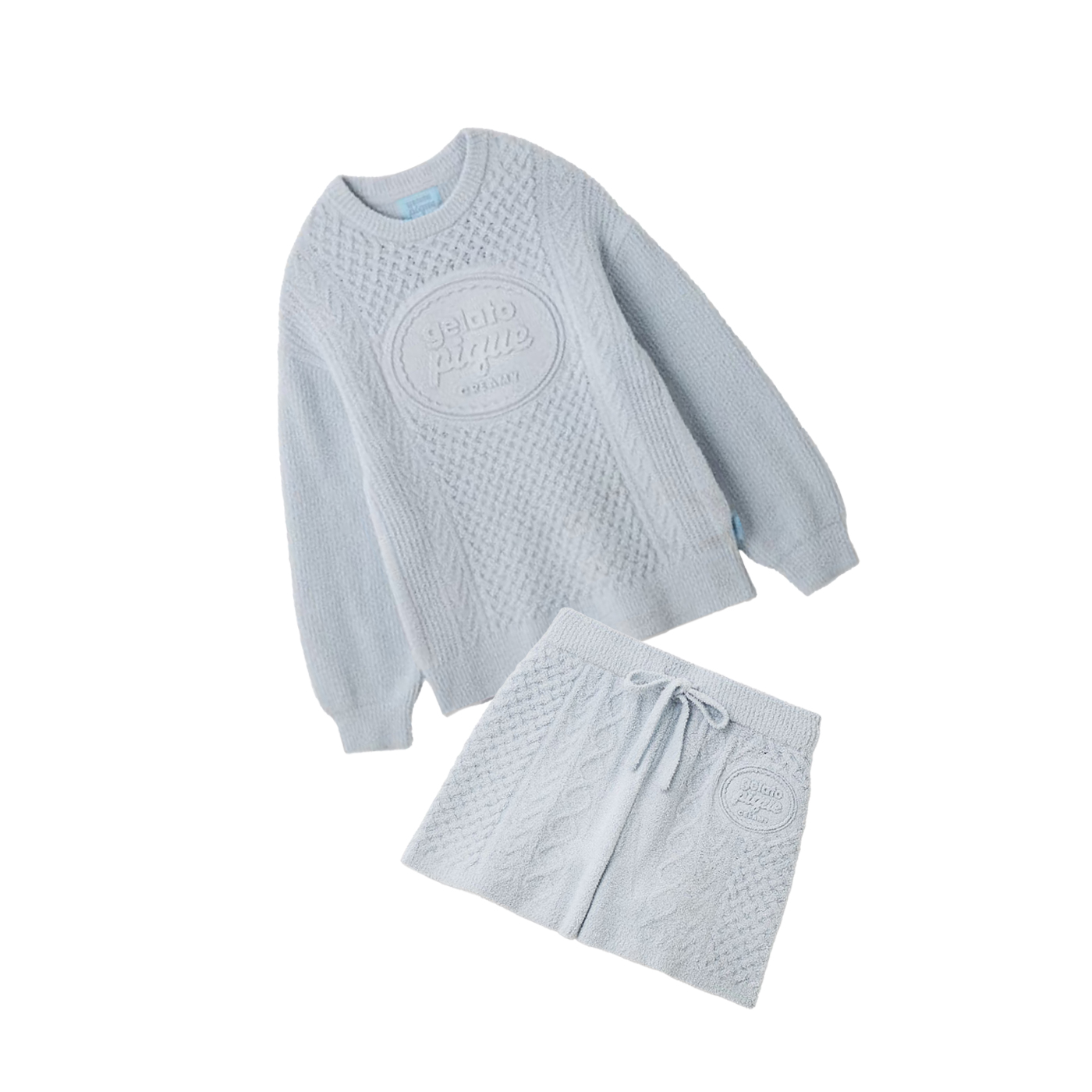 gelato pique ハートアランプルオーバー&ショートパンツSET gelato pique（ジェラートピケ）の「【HOLIDAY】ハートアランプル