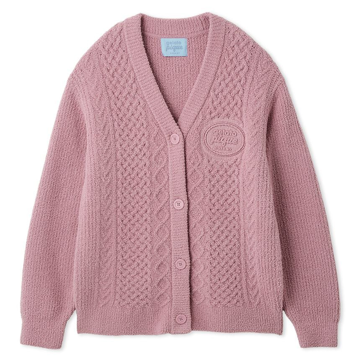 gelato pique（ジェラートピケ） Valentine アランカーディガン