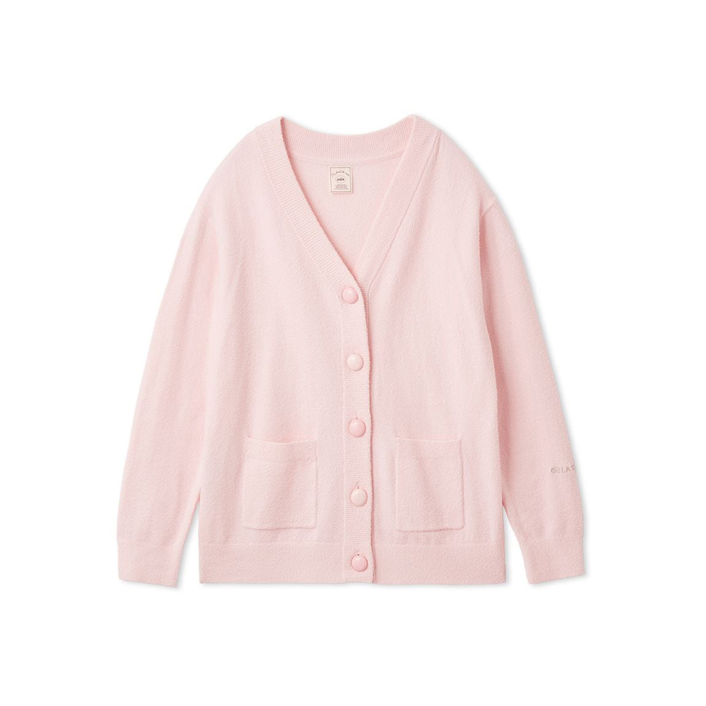 新品【gelato pique】カーディガン ピンク　ジェラピケ　ジェラートピケ gelato pique（ジェラートピケ） ウォッシャブルスムーズィー
