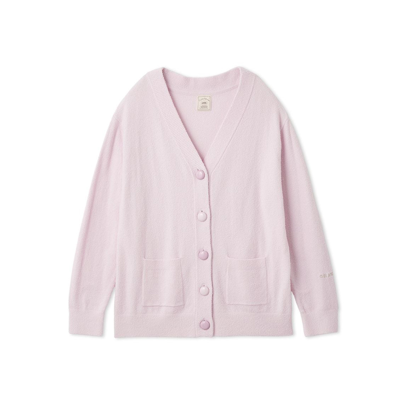 ジェラピケ　レディース スムーズィーカーディガン　PINK gelato pique（ジェラートピケ） ウォッシャブルスムーズィー