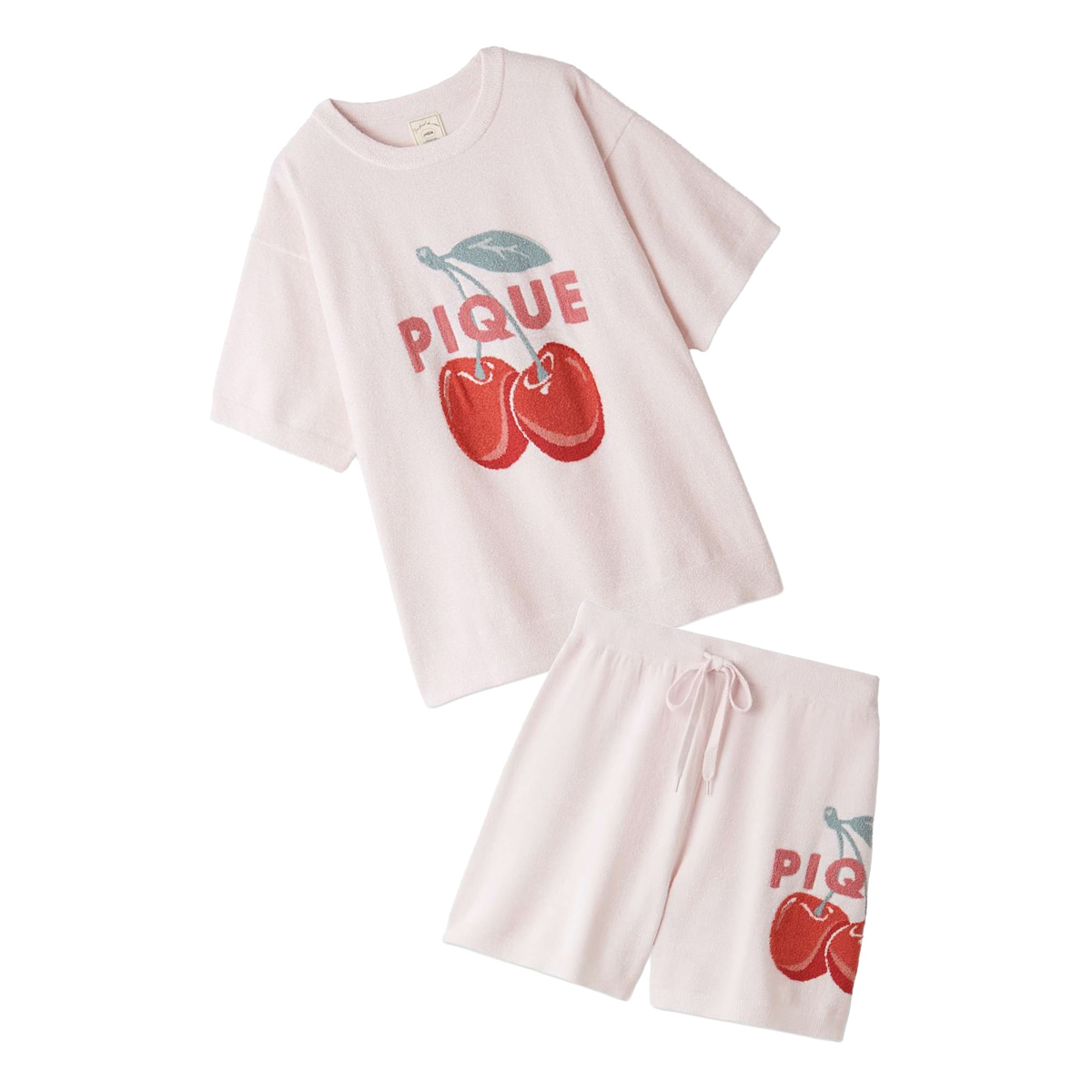 ジェラートピケ スムーズィーフルーツジャガードプルオーバー ショートパンツ gelato pique（ジェラートピケ） スムーズィーフルーツジャガードプル