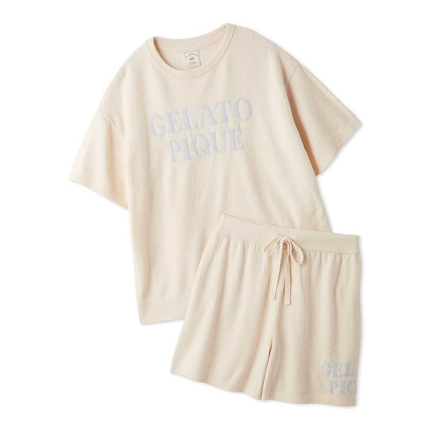 gelato pique 上下セット gelato pique（ジェラートピケ） スムーズィーロゴジャガードプル