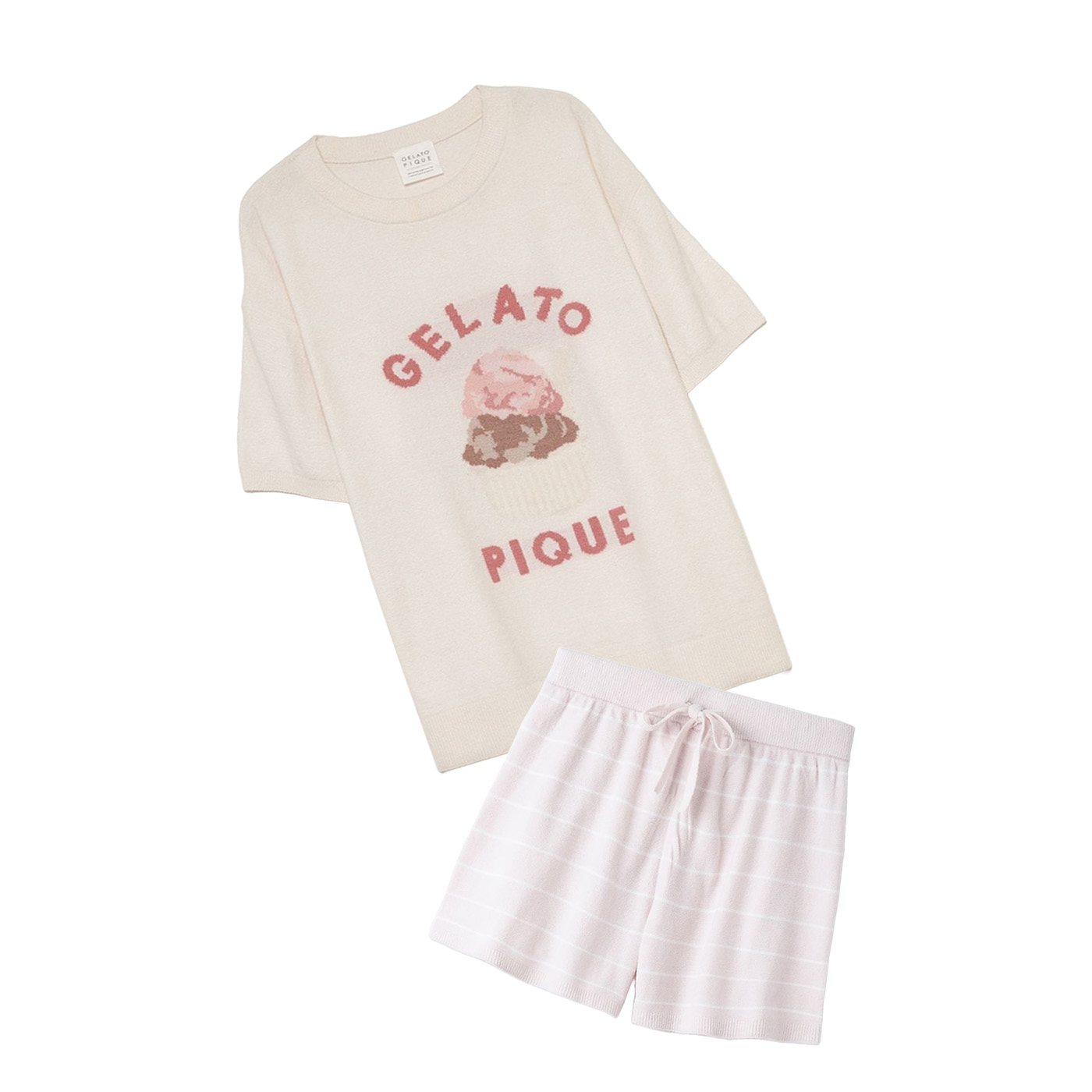 gelato pique（ジェラートピケ） SALE30%OFF モチーフ柄ジャガードプル