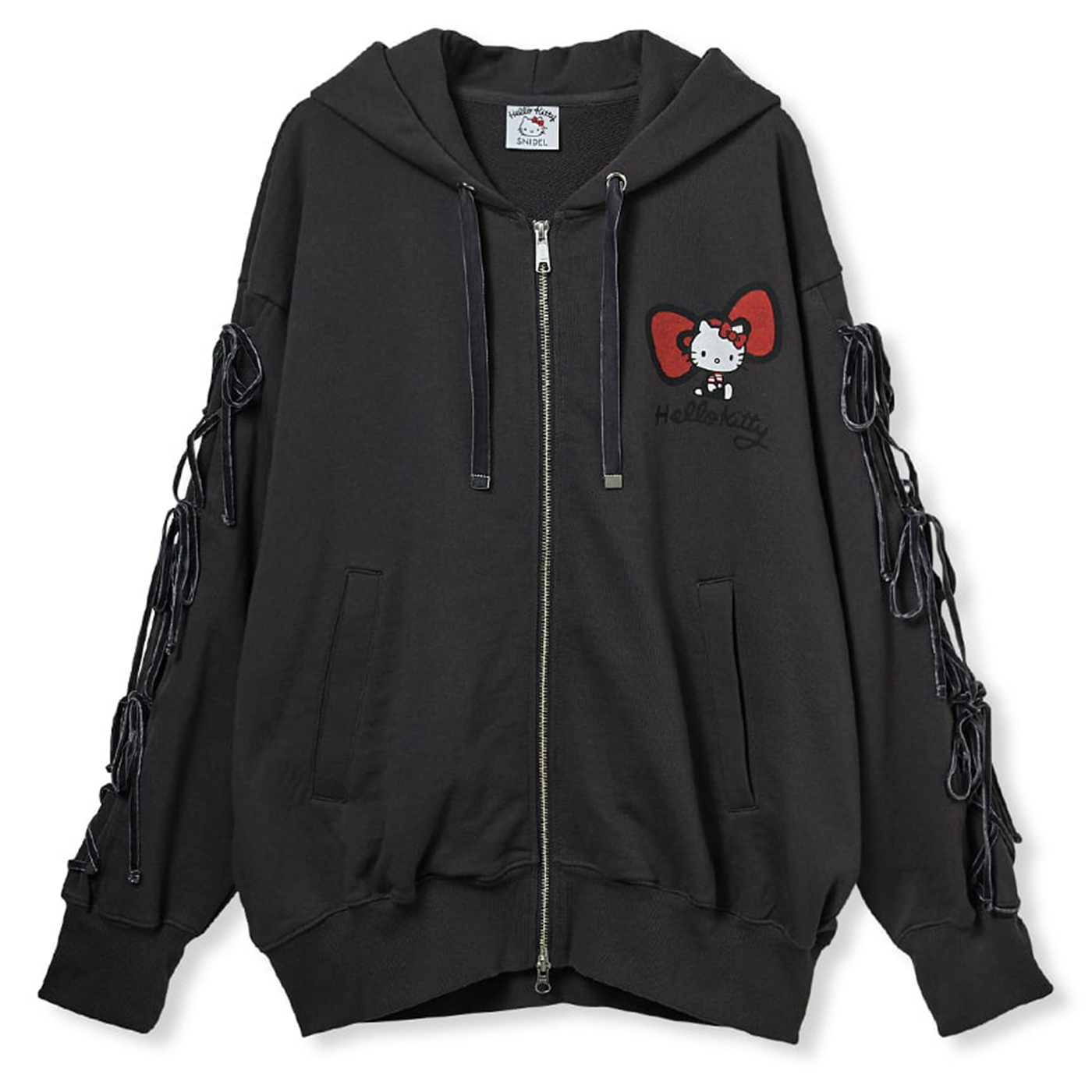 SNIDEL（スナイデル） HELLO KITTY レースアップパーカー swct254256