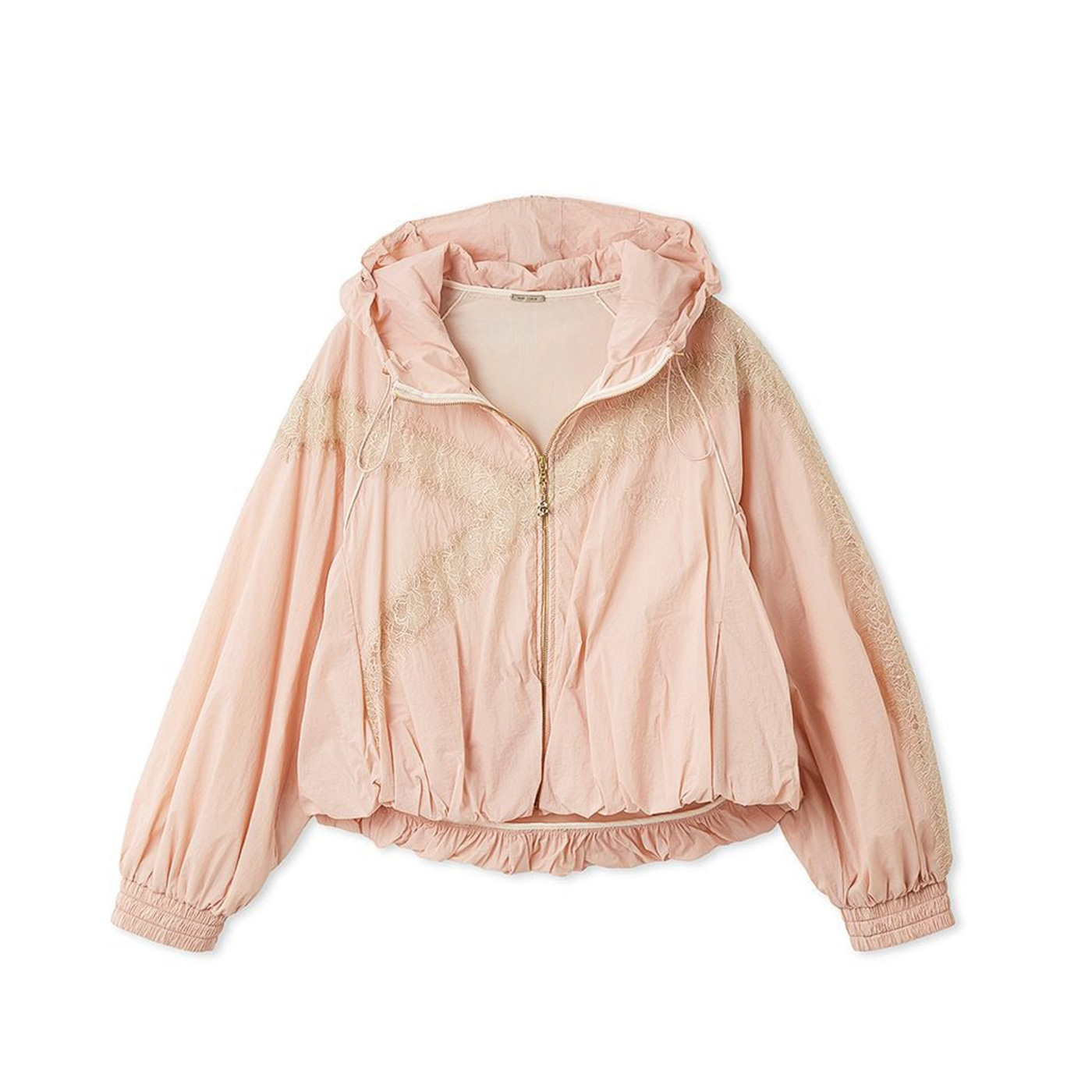 新作新品タグ付き　スナイデル♡Chacottコラボナイロンレースブルゾン Chacott】コラボナイロンレースブルゾン(ブルゾン)｜アウター｜SNIDEL