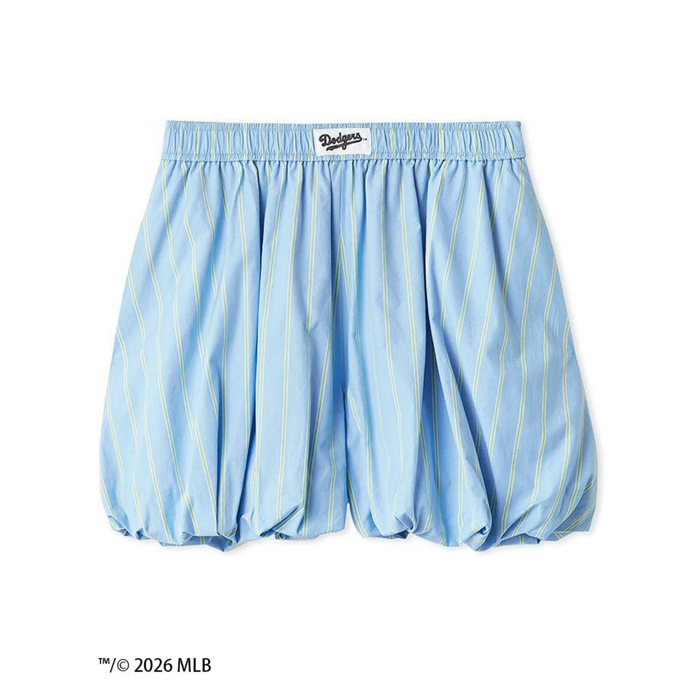 スナイデル MLB Sustainableバルーンショートパンツ swfp261093 レディース コラボ ヤンキース ドジャース ストライプ SNIDEL_2