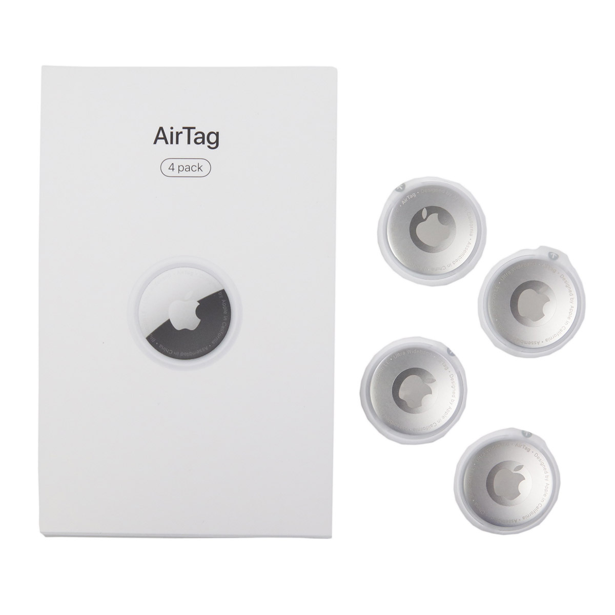 エアタグ 本体 4個セット 正規品 アップル Apple airtag エアータグ airtags 純正 落とし物トラッカー 防犯 盗難防止  忘れ物防止 iphone