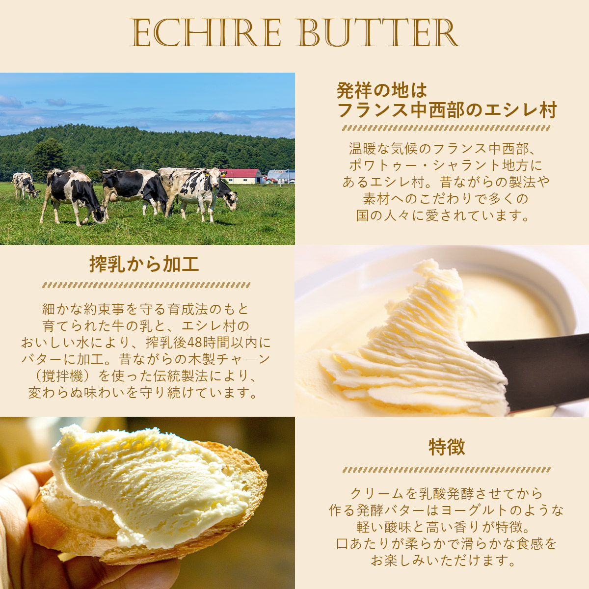 ECHIRE エシレ・マルシェ オ ブール サブレ・エシレ＆フロランタン