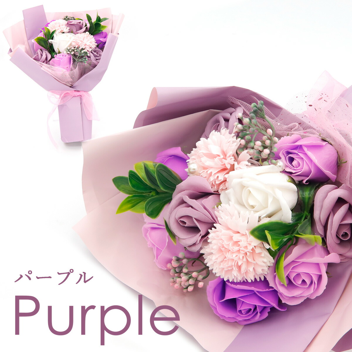花束 バラ カーネーション Alice flower プレゼント カーネーション バラ 花束 ミニ : モノ
