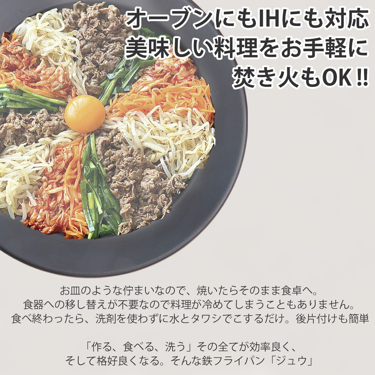 フライパン セット 20cm ハンドルセット フライパンジュウ Mサイズ