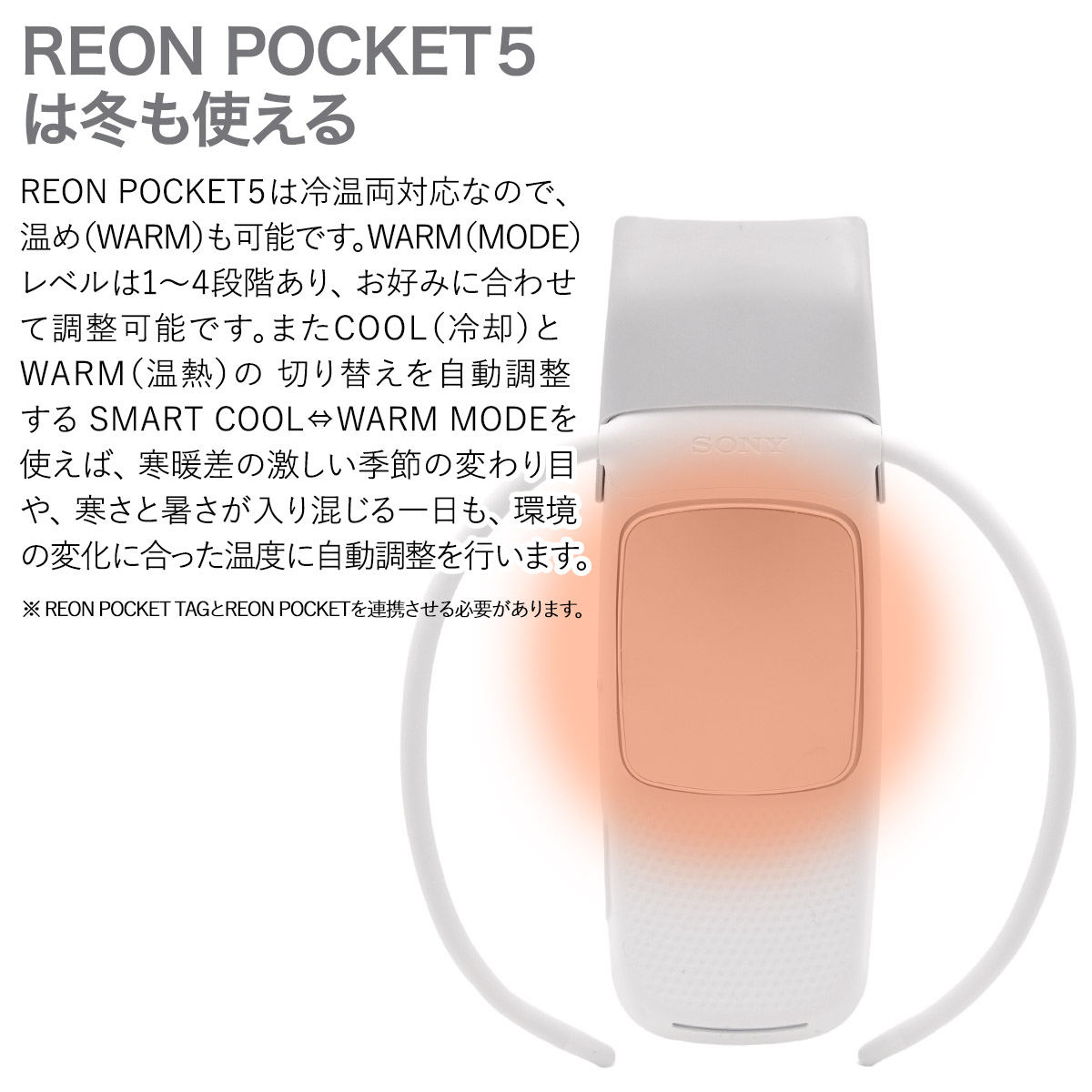 ブラックフライデー レオンポケット 5 ソニー SONY ウェアラブルサーモ