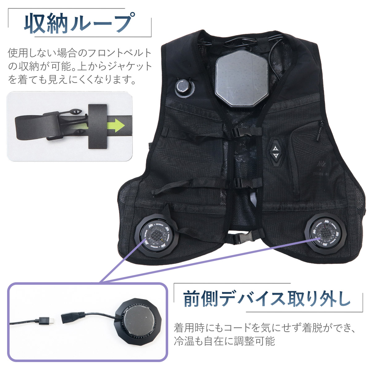 ワークマン ウィンドコア アイス×ヒーター ペルチェベスト PRO2