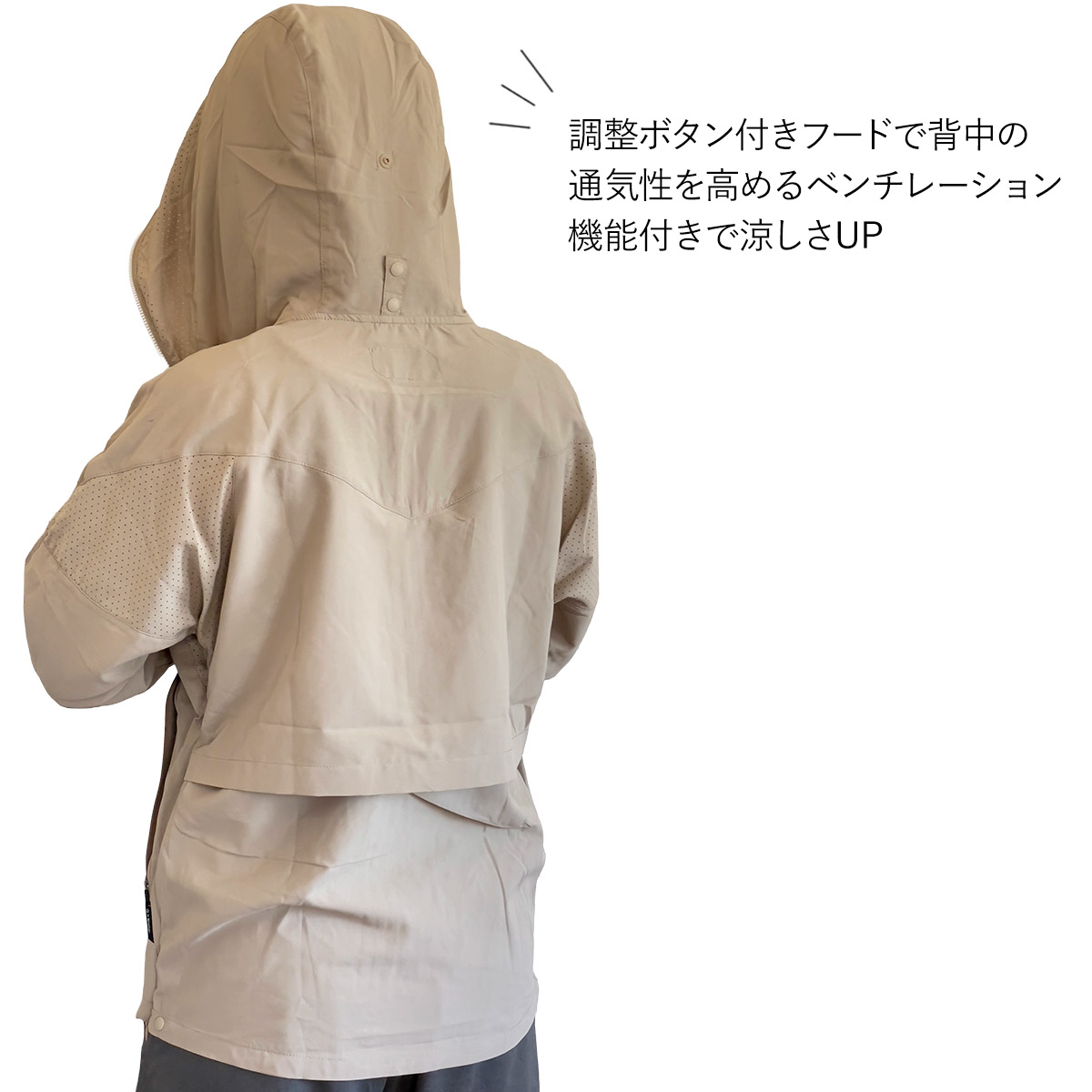 ワークマン エックスシェルター 暑熱αフーディー XS601A uvカット