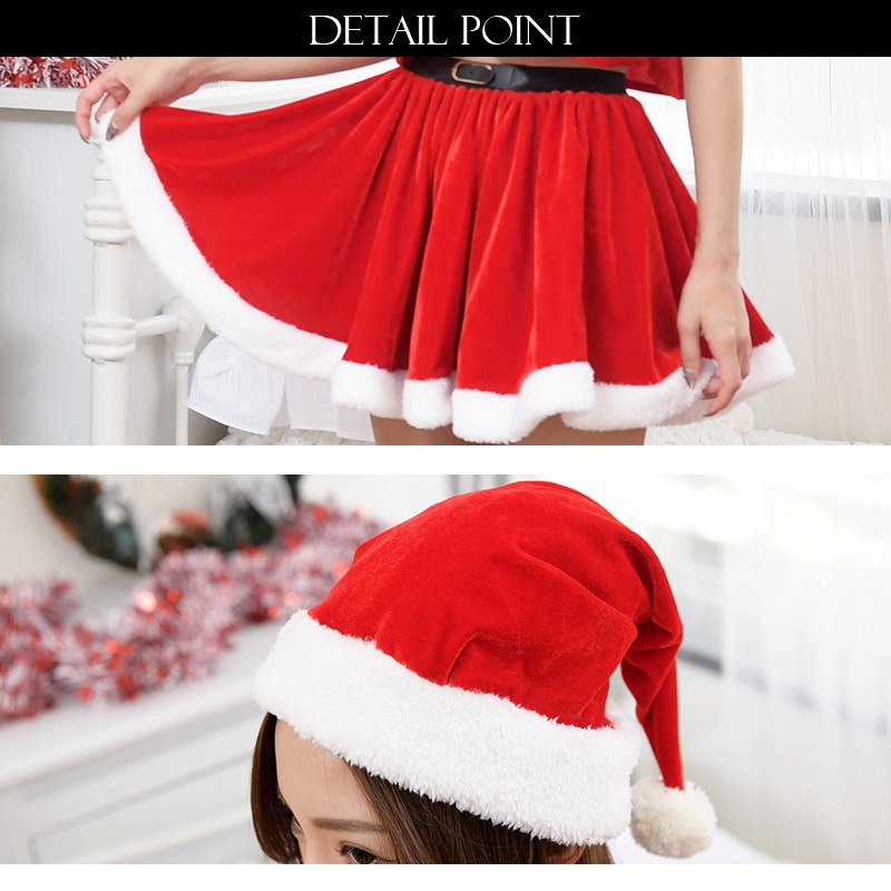 PixyParty Xmasコスチューム ドルマンスリーブオフショルセパレート