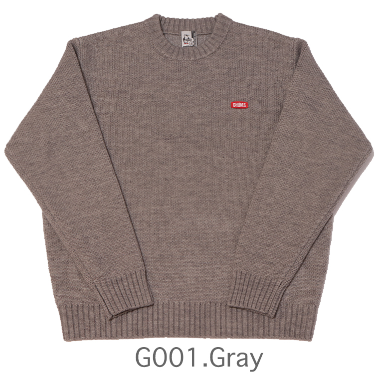 CHUMS チャムス CH02-1247 ビッグブービー ニットクルートップ ボリューム感 暖かい ニット セーター 　メーカー希望価格15,180円の品 CHUMS チャムス CH02-1247 ビッグブービー ニットクルートップ