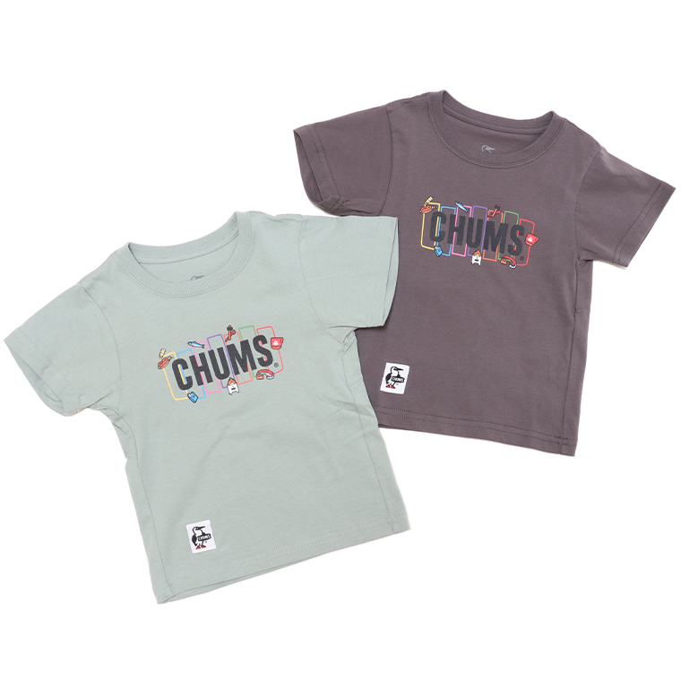 CHUMS チャムス CH21-1314 キッズワットトゥドゥインキャンピングTシャツ キッズ Tシャツ　