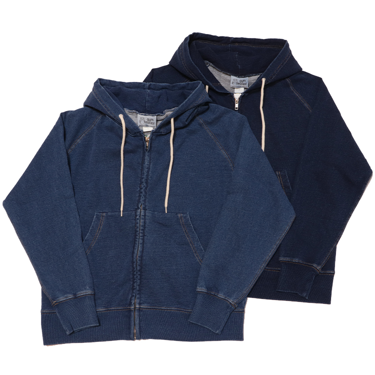 gymmaster ジムマスター G633710 11ozインディゴスウェットZIPパーカー カジュアルパーカー フルジップパーカー ジップアップパーカー スウェットパーカー パーカー スウェット メーカー希望価格10.780円 gymmaster ジムマスター G633710 11ozインディゴスウェットZIPパーカー