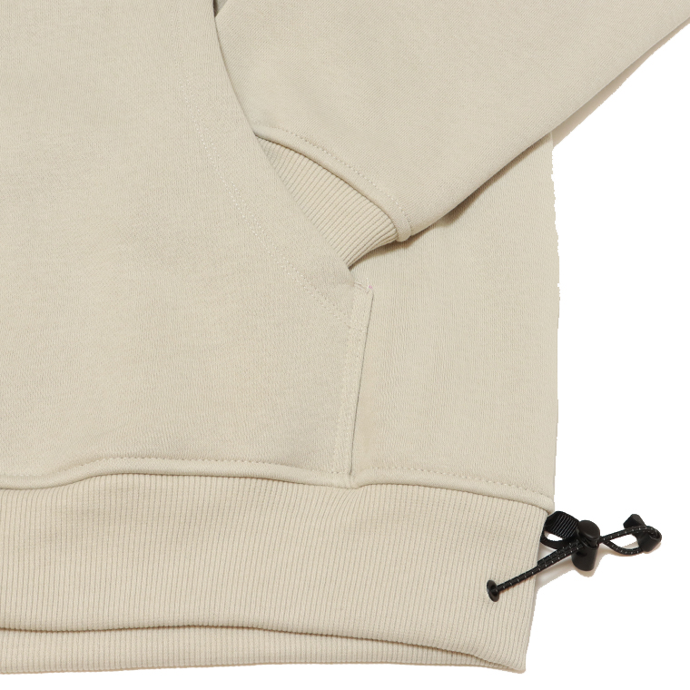 ミカヅキbigwave グラフィックパーカー ベージュ ミカヅキbigwave グラフィックパーカー ベージュ