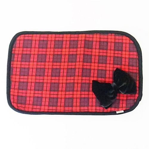 犬 ペット HEAT チェックカフェマット Lサイズ 蓄熱 保温 防虫 毛布