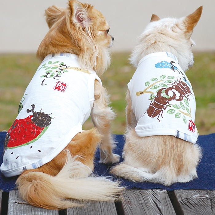 値下げ！【familiar】ノースリーブ　犬　リボン　セットアップ　130センチ kuwagata-5.jpg