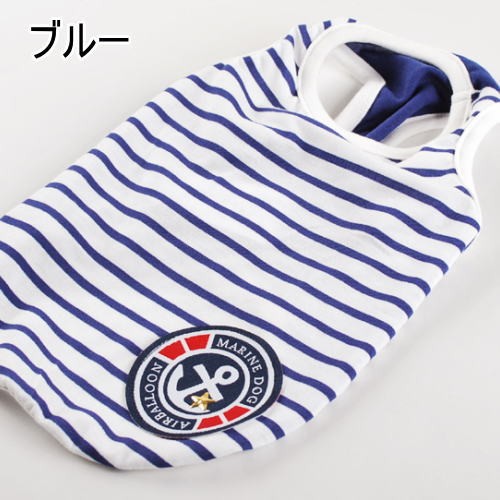 犬 服 夏 クールサマータンクトップ 冷感 冷却 ひんやり ボーダー