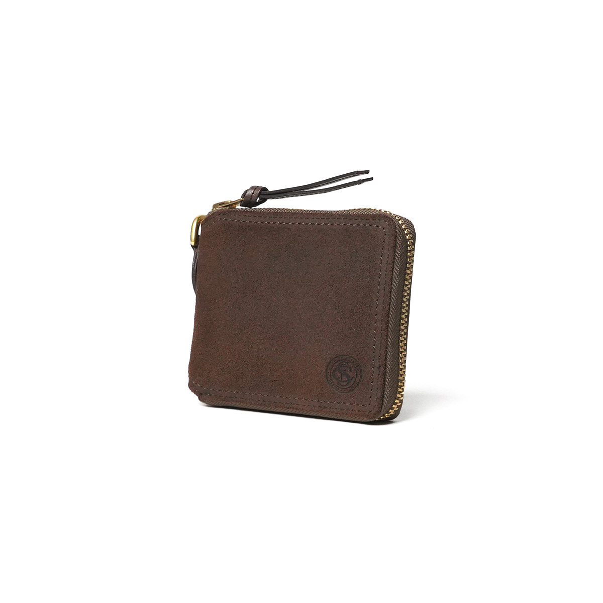 【新品未使用タグ付き】BAGGY PORT ブラウン二つ折り財布 BAGGY PORT バギーポート 二つ折り財布 折財布 ラウンドファスナー