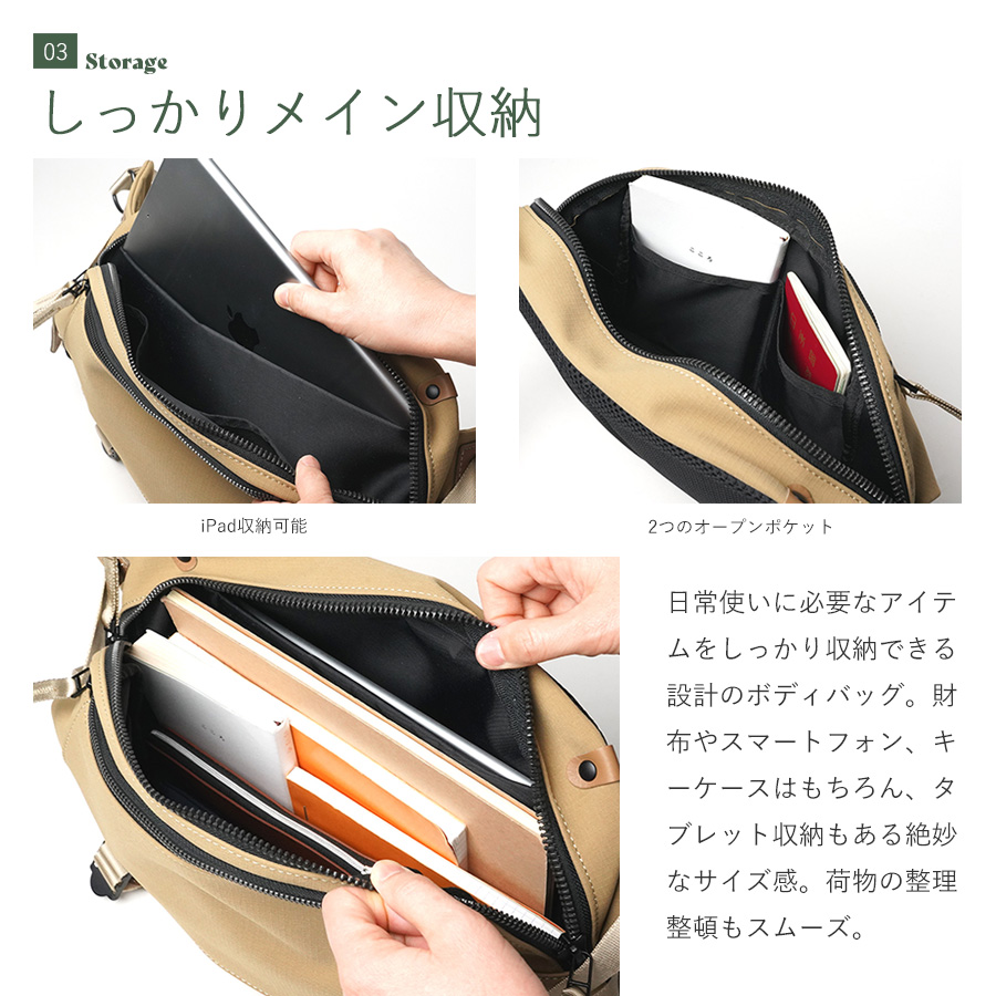 バギー　メルティングバッグ BAGGY PORT（バギーポート） ボディバッグ YNM5601 BAGGYPORT MINOTECH