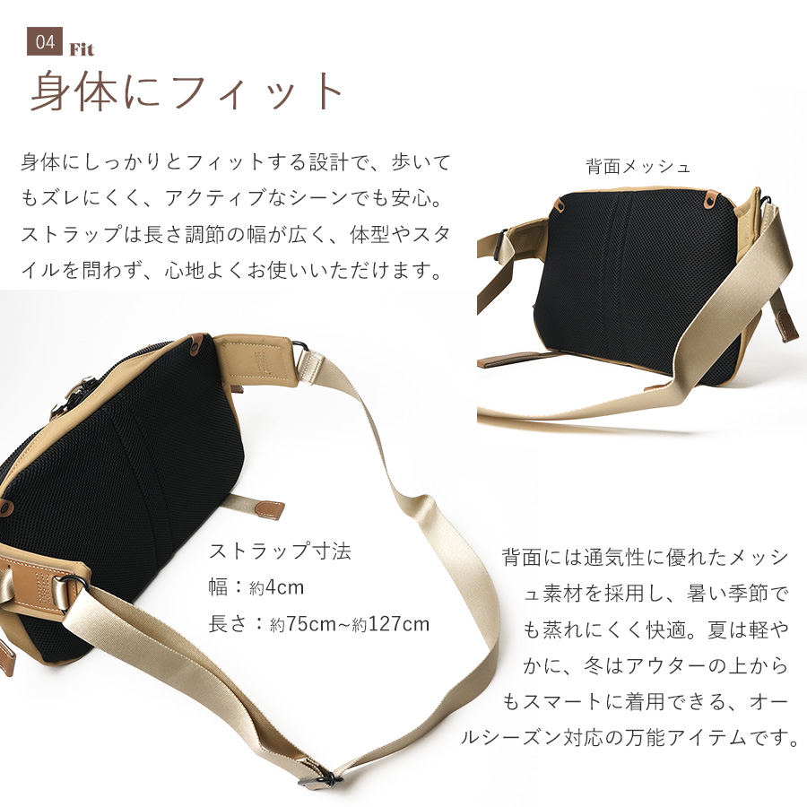 BAGGY PORT（バギーポート） ボディバッグ YNM5601 BAGGYPORT MINOTECH