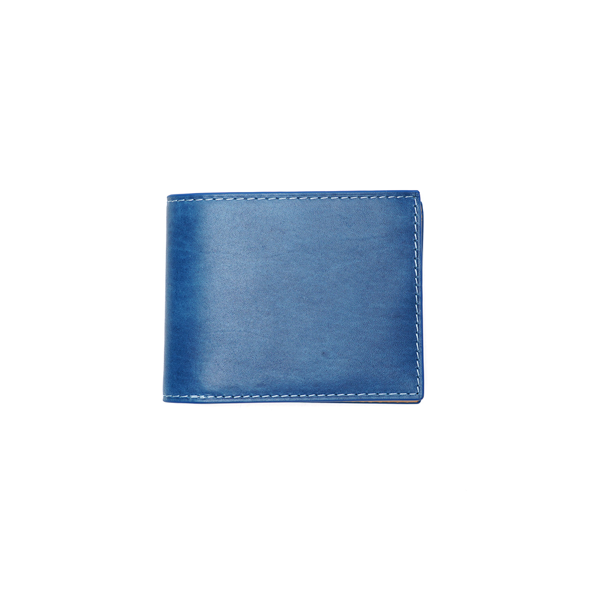 BAGGY PORT（バギーポート） 藍染めレザー 二つ折り財布 BAGGYPORT