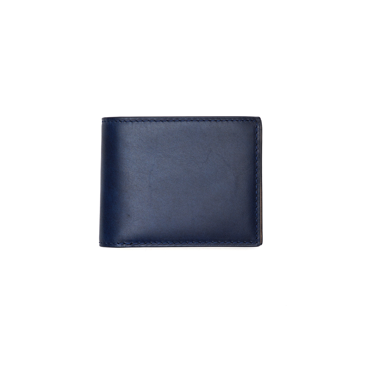 BAGGY PORT（バギーポート） 藍染めレザー 二つ折り財布 BAGGYPORT