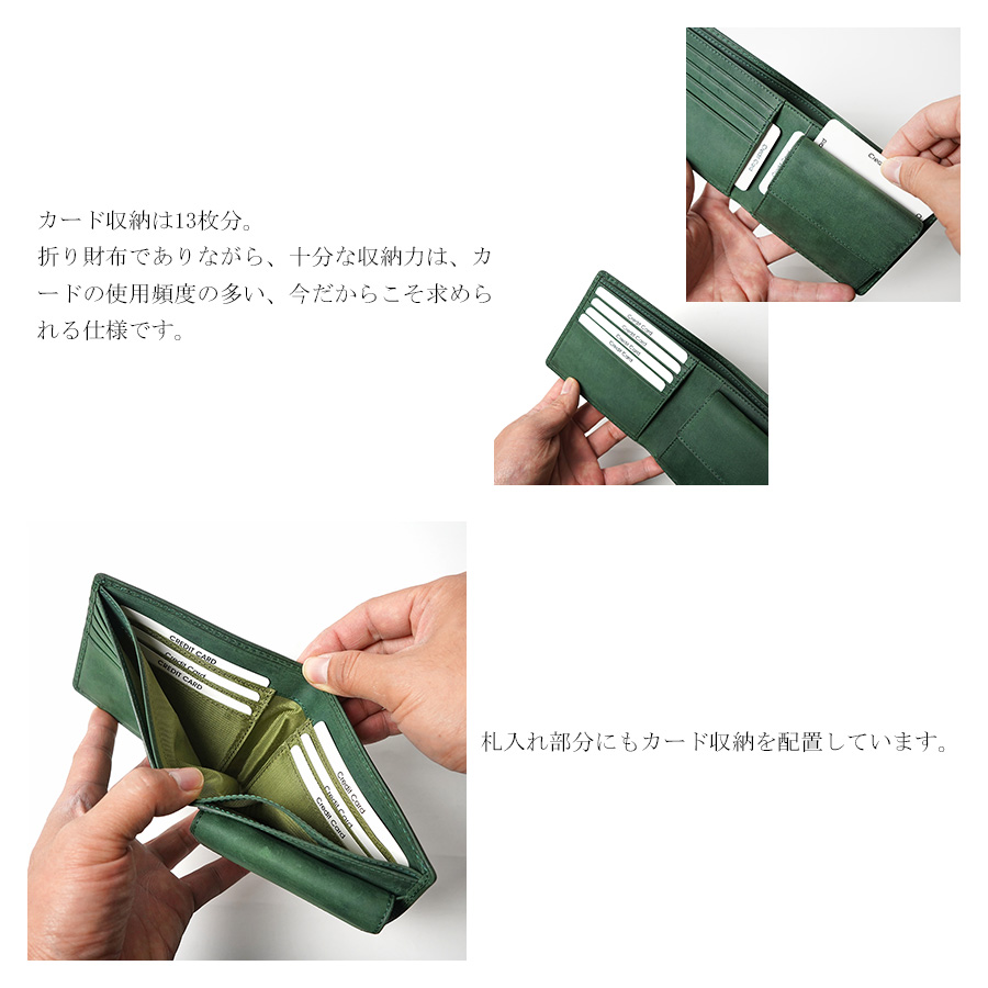 BAGGY PORT（バギーポート） 二つ折り財布 ZYS-1502 BAGGYPORT