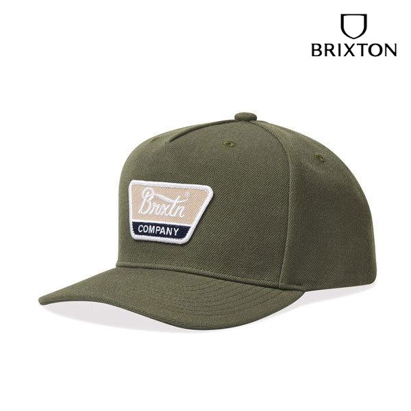 BRIXTON,ブリクストン/22SU/CAP,キャップ/LINWOOD C MP SNAPBACK/MILITARY OLIVE・オリーブ/フリーサイズ/メンズ/ワッペン｜selfishsurf