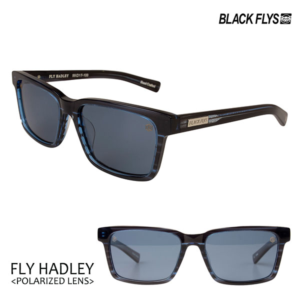 BLACKFLYS，ブラックフライ/23/FLY HADLEY Polarizedレンズ，フライハドレー 偏光レンズ/BF-1194-19/BLUE STRIPE/BLUE POL/サングラス/ライトレンズ