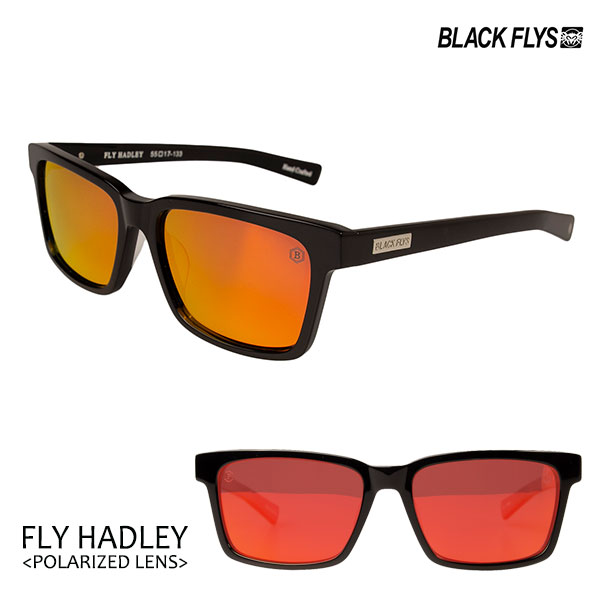 BLACKFLYS,ブラックフライ/23/FLY HADLEY Polarized,フライヘドリー  偏光レンズ/BF-1194-20/BLACK/RED MIRROR POL/サングラス/メンズ/ミラーレンズ