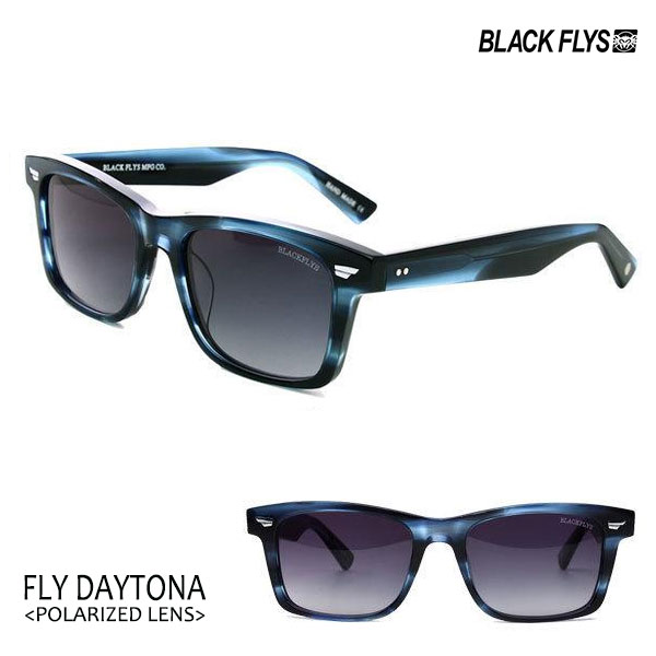 BLACKFLYS，ブラックフライ/21/FLY DAYTONA Polarizedレンズ，フライデイトナ 偏光レンズ/BF-1233-09/BLUE HORN/GREY GR POL/サングラス/ウェリントン