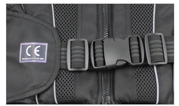 乗馬用プロテクター ベストボディプロテクター レベル3 黒 サイズ　XS 乗馬用品 乗馬用プロテクター ベストボディプロテクター レベル3