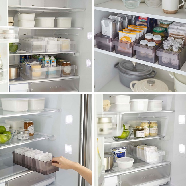 ホワイト冷蔵庫 ガラス棚付き ホワイト冷蔵庫 ガラス棚付き