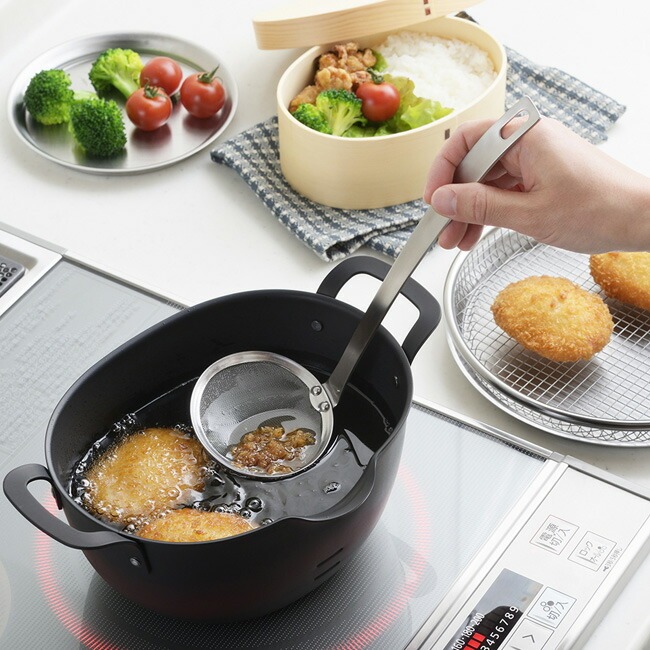 aikata かす揚げ ステンレスかす揚げ PD3024 日本製 18-8ステンレス