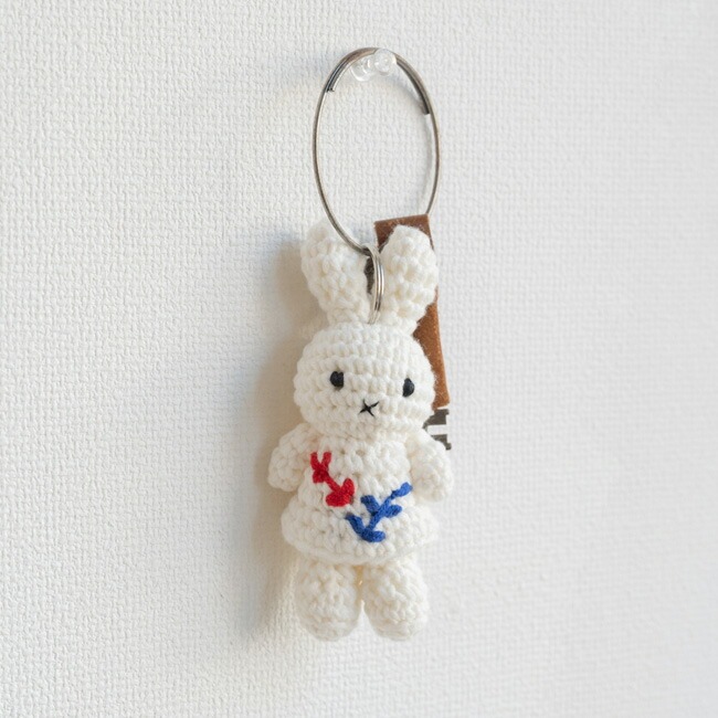 ミッフィー キーホルダー ジャストダッチ JUST DUTCH ハンドメイド