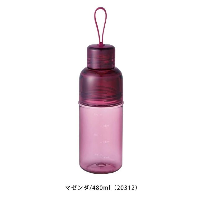KINTO ワークアウトボトル 480ml WORKOUT BOTTLE キントー ボトル クリアボ...