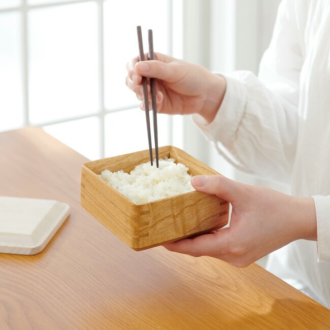 OSMAC ごはん鉢 KIRISAI 桐のレンジでごはん鉢 茶碗 日本製 OSG-1 桐