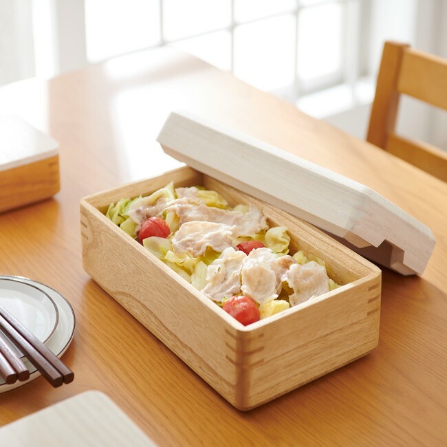 OSMAC 蒸し器 KIRISAI 桐のレンジでむし鉢 木製 電子レンジ蒸し器 日本