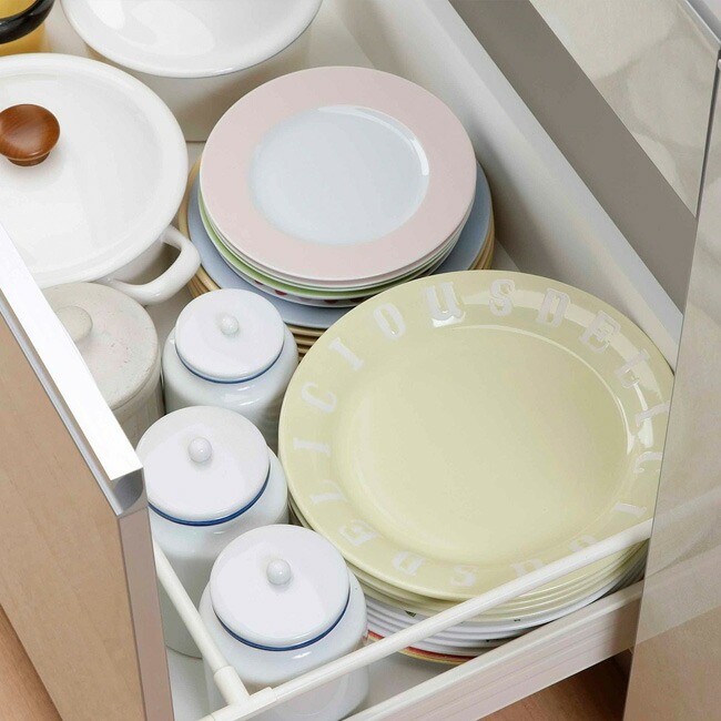 下村企販 ディッシュスタンド 伸縮お皿収納ラック 35419 ディッシュ