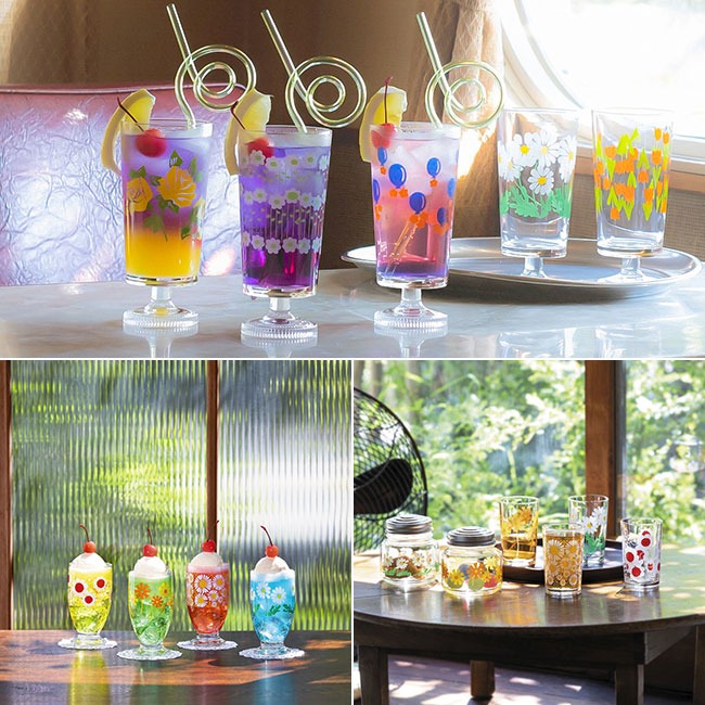 たかたのメル便で発送☆昭和レトロ　ガラスケース　ポップ　グリーン たかたのメル便で発送☆昭和レトロ ガラスケース ポップ グリーン